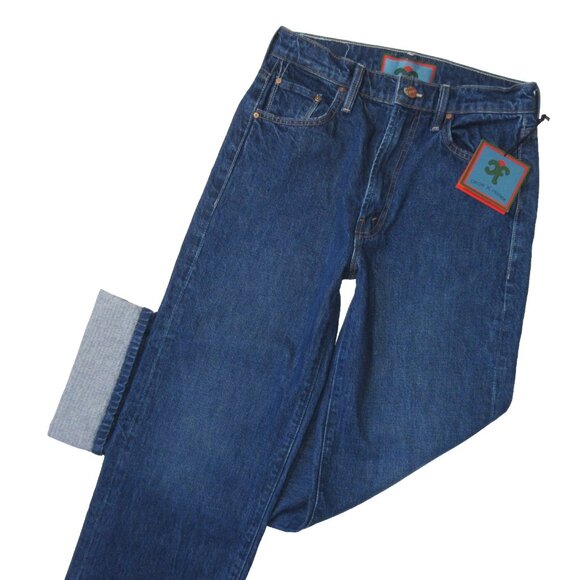 NWT Chloe Fineman x MOTHER The Glider Hover Cuff in Cabin Fever Rigid Jeans 26 - Picture 3 of 12